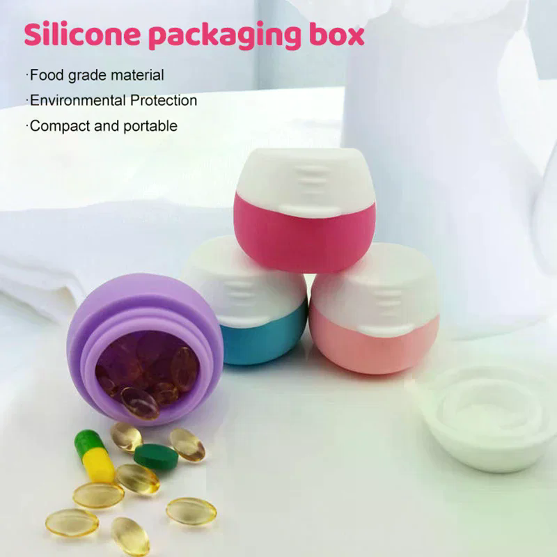 Body Jewelry Jewelry Box - 20ml Przenośne Silikonowe Pojemniki Podróżne z