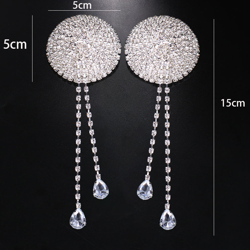 Body Jewelry Nipple Chain - Nowa Biżuteria Ciała Euro-Amerykańska Sexy Kryształowa