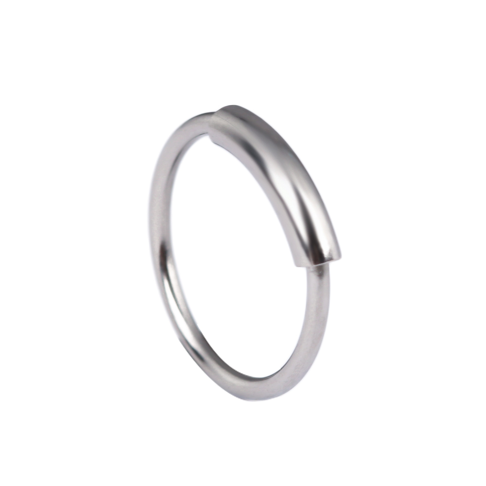 Helix Cartilage Ring - Stal nierdzewna, mały kolczyk do tragusa,