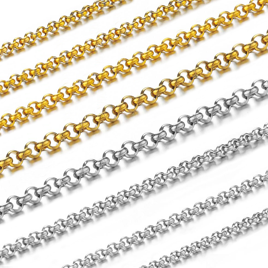 Body Jewelry Bra - 1 Metr Łańcuszka ze Stali Nierdzewnej