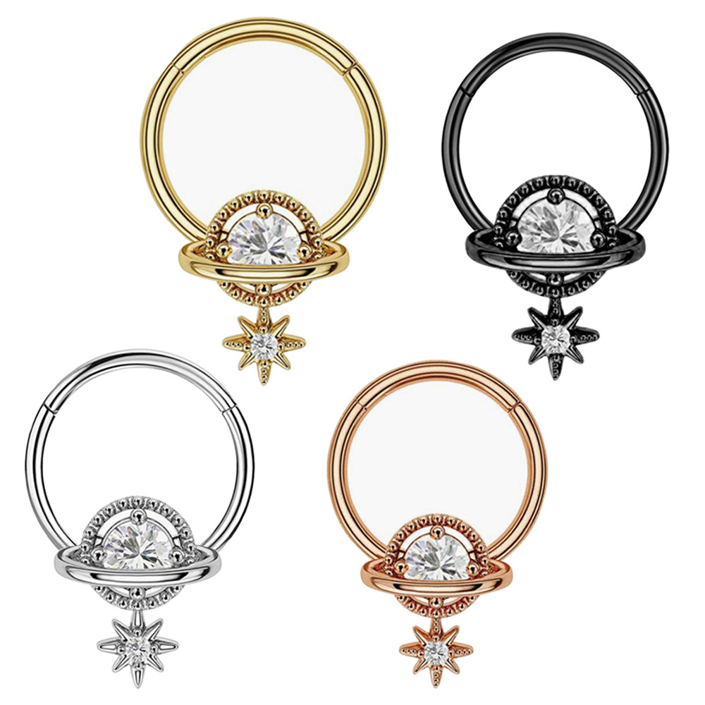 Helix Cartilage Ring - Kolczyki do przegrody nosowej, biżuteria z