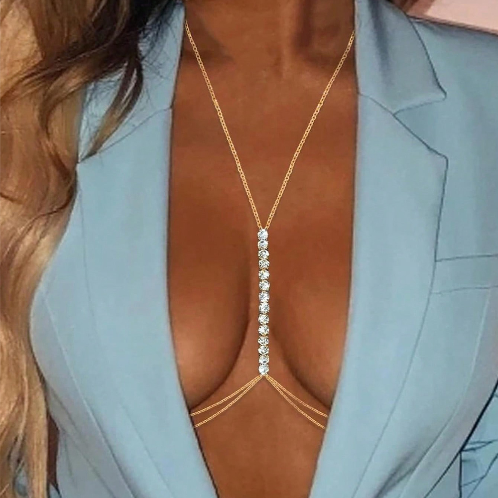 Body Jewelry Nipple Chain - Seksowne łańcuszki na ciało dla kobiet,