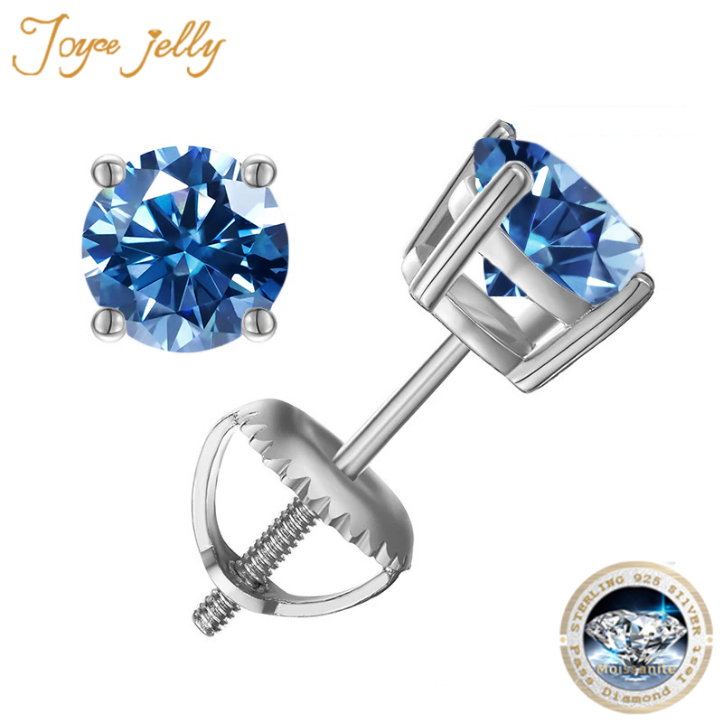 Body Jewelry Diamond - JoyceJelly 0.5-2CT Moissanite wkręty do tyłu