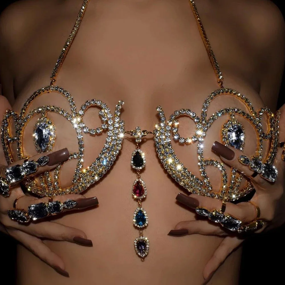 Luksusowa biustonosz Bikini z  – Body Jewelry Bra recenzja i cena