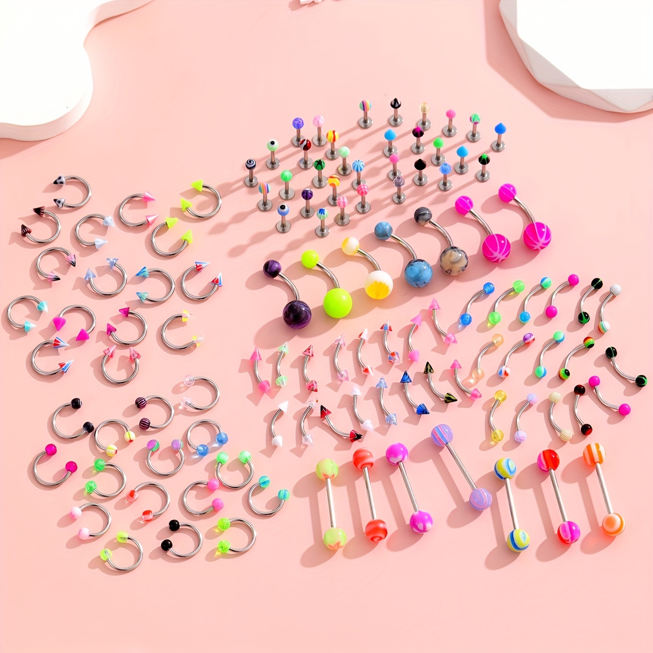 45/80/110 sztuk Mix stylów jęz – Body Jewelry Jewelry Box recenzja i cena