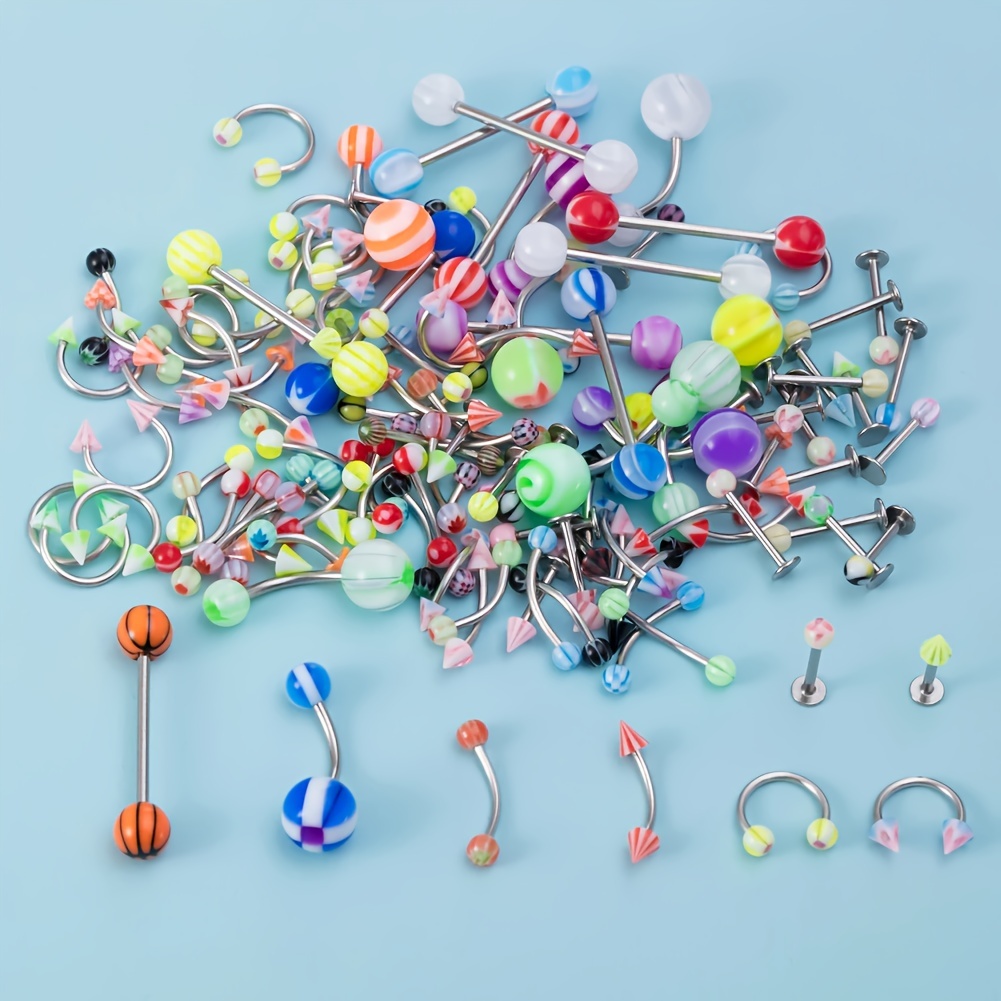 45/80/110 sztuk Mix stylów jęz – Body Jewelry Jewelry Box recenzja i cena