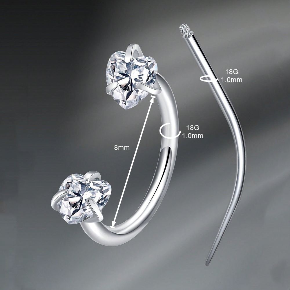Kolczyki do przegrody nosowej, – Helix Cartilage Ring recenzja i cena