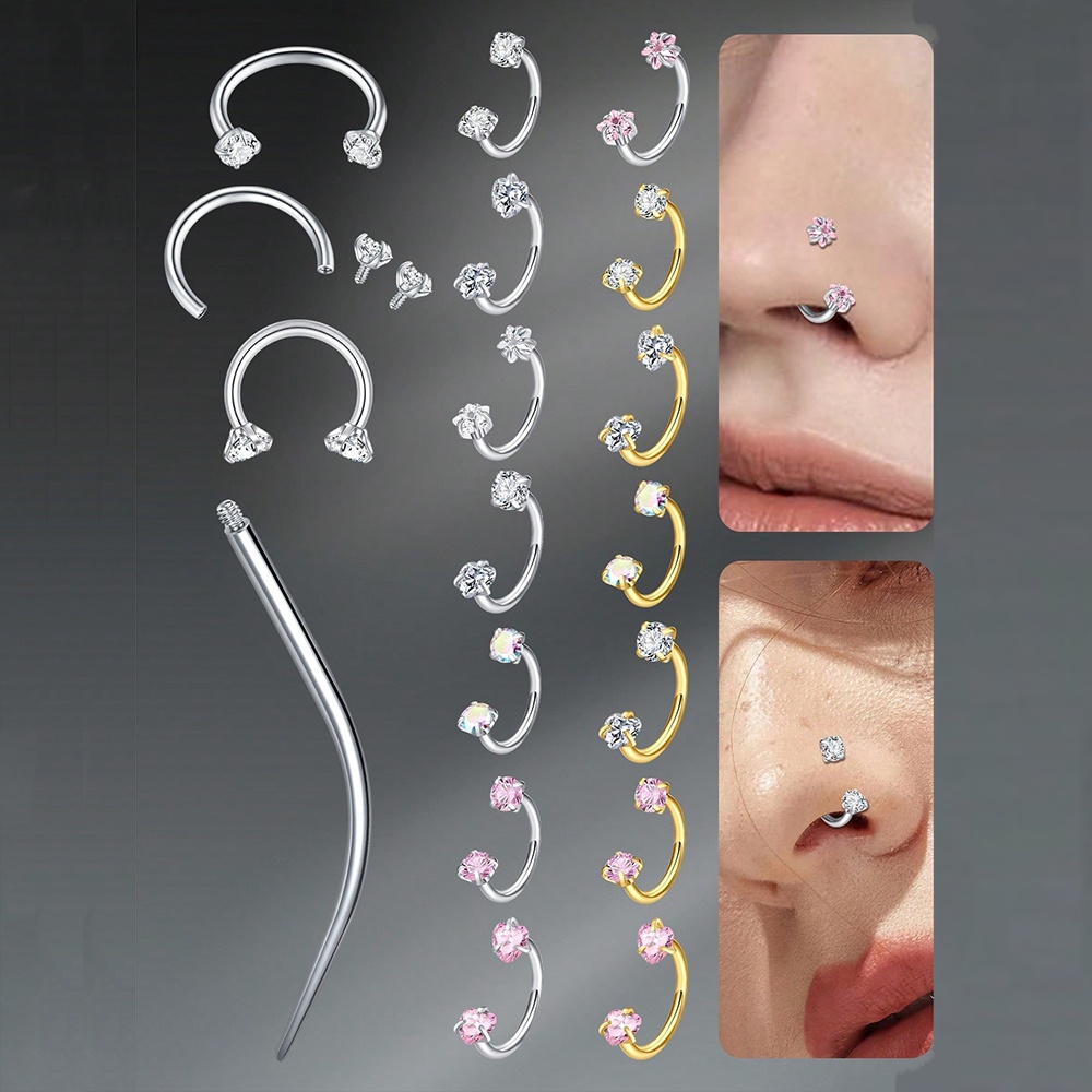 Kolczyki do przegrody nosowej, – Helix Cartilage Ring recenzja i cena