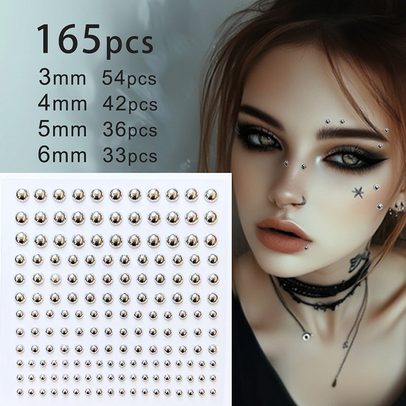 3D twarz oczy makijaż na impre – Body Jewelry Diamond recenzja i cena