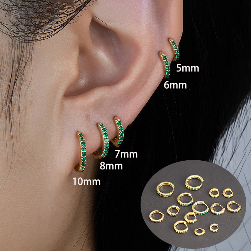 1 Para Zielone Małe Huggies Ko – Helix Cartilage Ring recenzja i cena