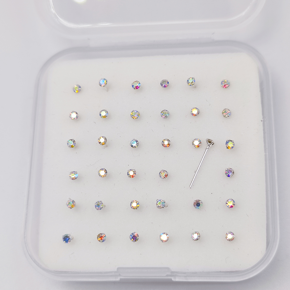 925 srebrny kolczyk do nosa 2. – Body Jewelry Jewelry Box recenzja i cena
