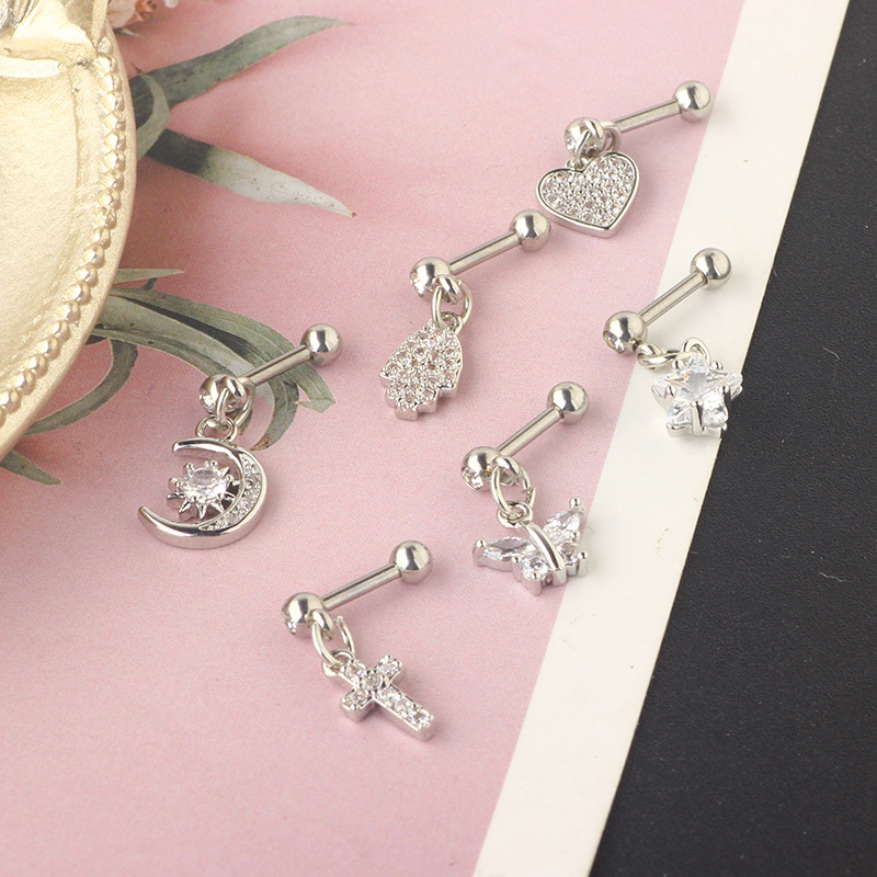 (.) Kolczyki z cyrkoniami do p – Helix Cartilage Ring recenzja i cena
