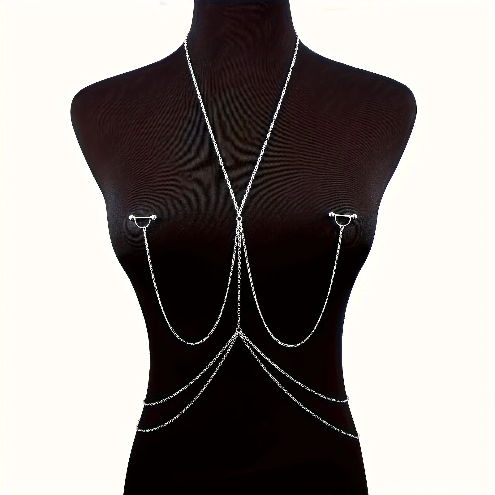 1 szt. Elegancki i seksowny ła – Body Jewelry Nipple Chain recenzja i cena