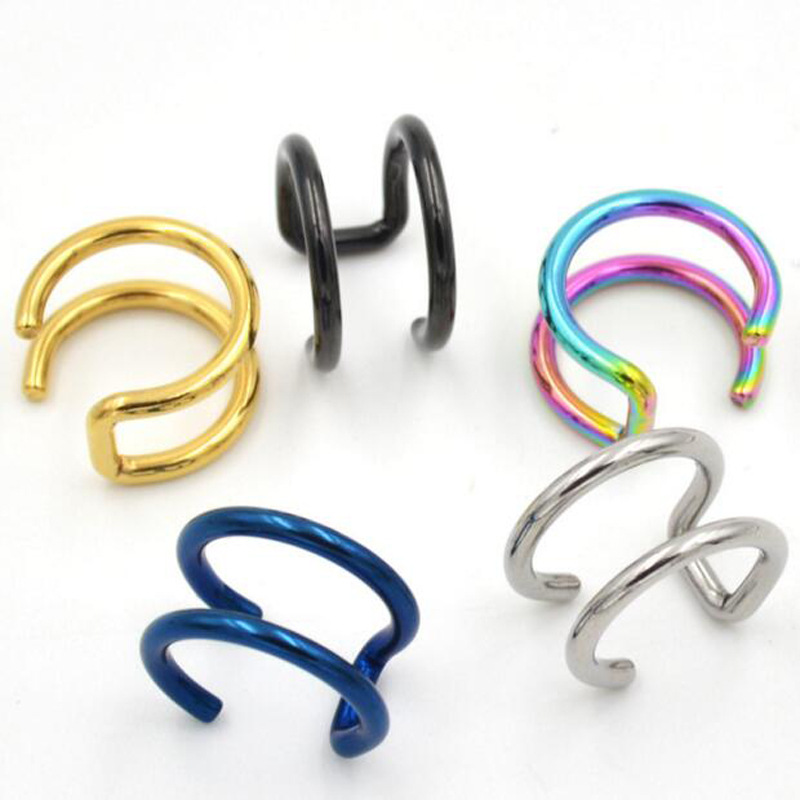 2 szt. Klipsy na ucho ze stali – Helix Cartilage Ring recenzja i cena