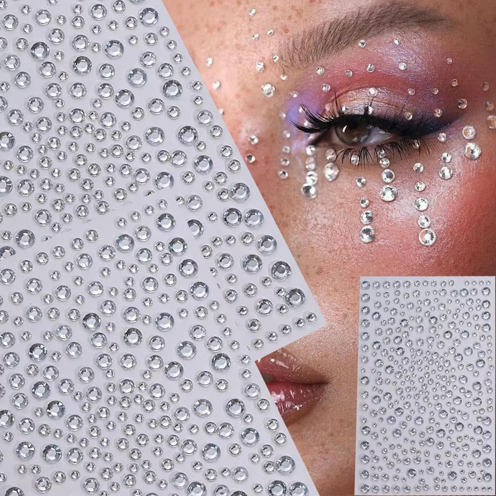 1 Arkusz Srebrno-Białych Broka – Body Jewelry Diamond recenzja i cena
