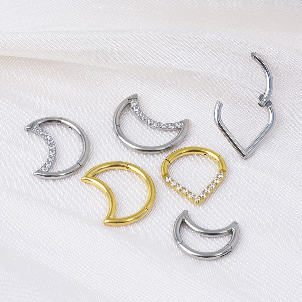 F136 Titanium Hinged Tear Drop – Helix Cartilage Ring recenzja i cena