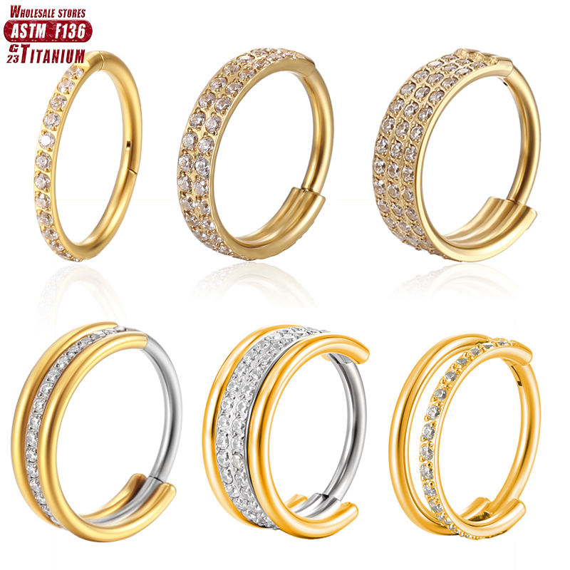 F136 tytanowy kolczyk w nosie  – Helix Cartilage Ring recenzja i cena