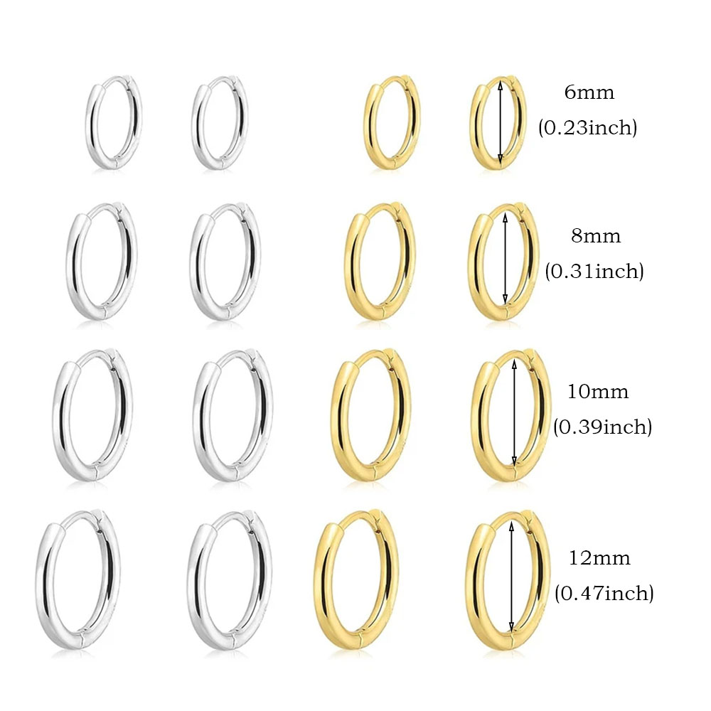 4 pary/4 szt. kolczyków koła z – Helix Cartilage Ring recenzja i cena