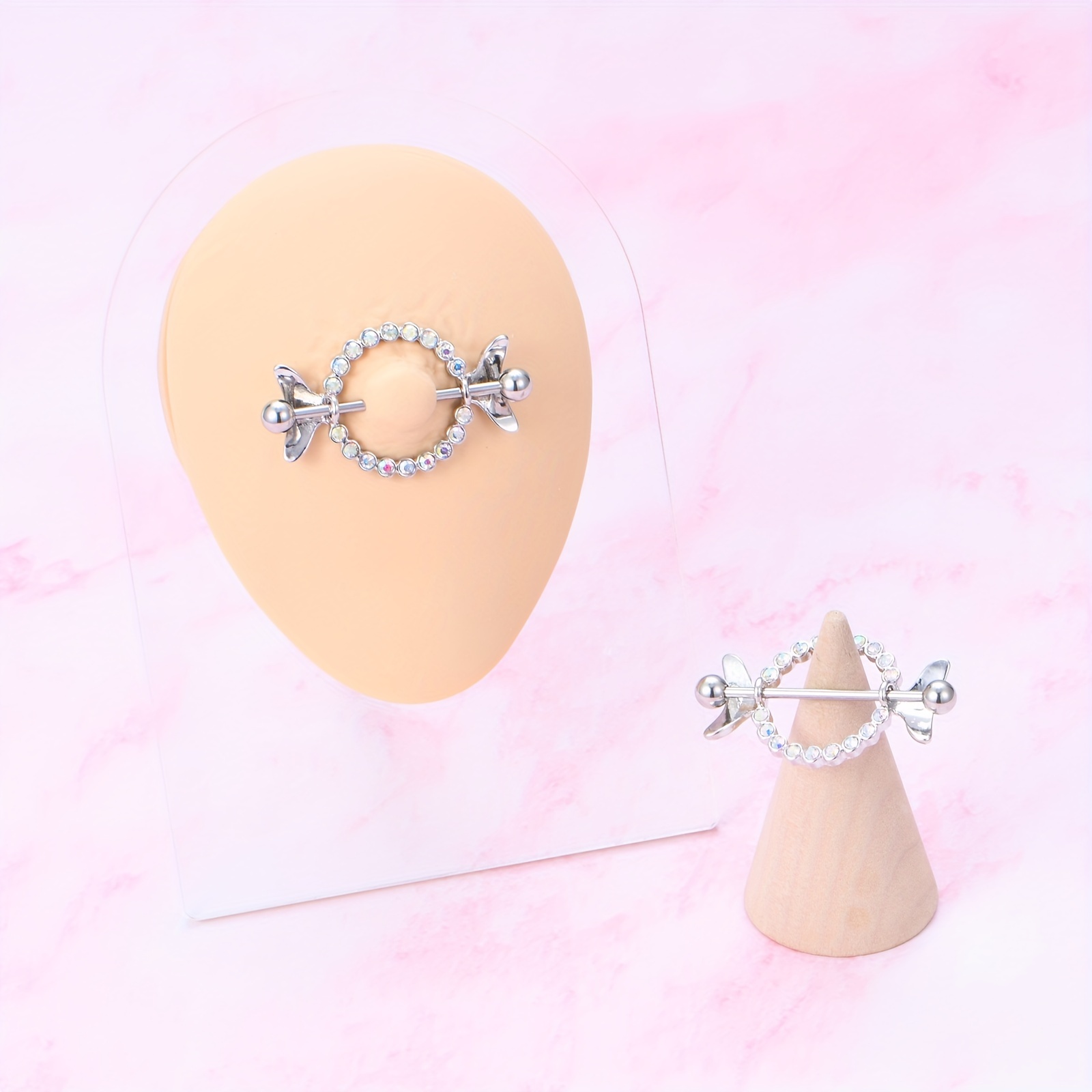 1 para modne kolczyki ze sztan – Body Jewelry Nipple Chain recenzja i cena