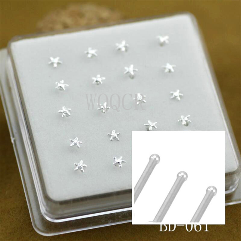 20 sztuk/pudełko Matowe Gwiazd – Body Jewelry Jewelry Box recenzja i cena