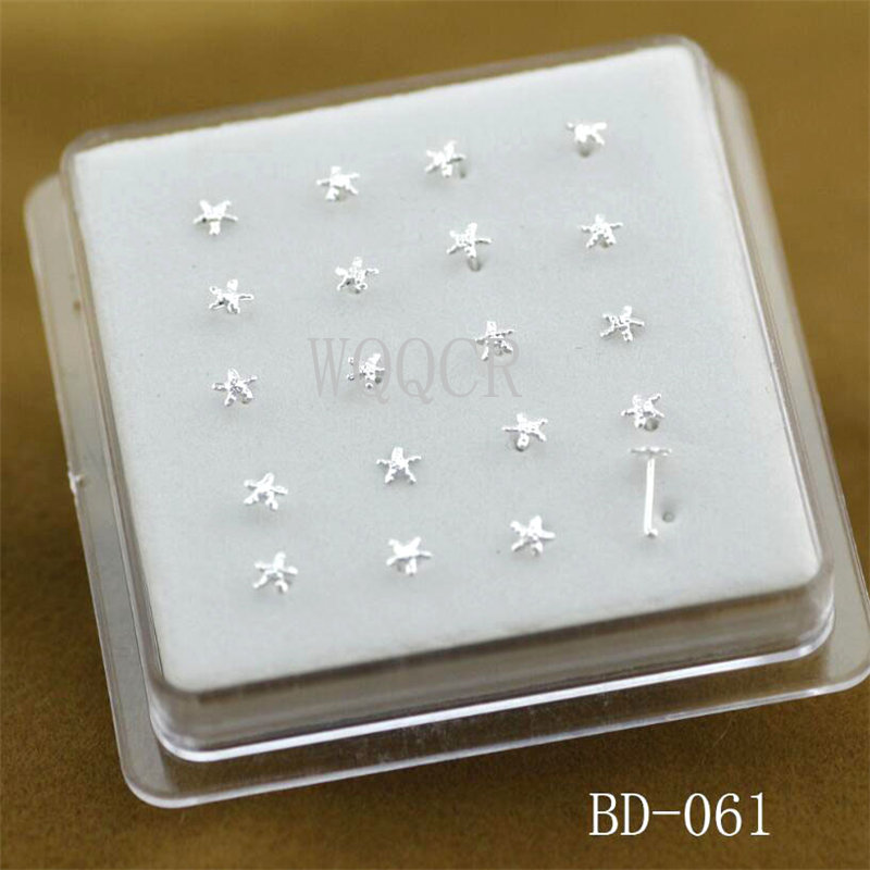 20 sztuk/pudełko Matowe Gwiazd – Body Jewelry Jewelry Box recenzja i cena