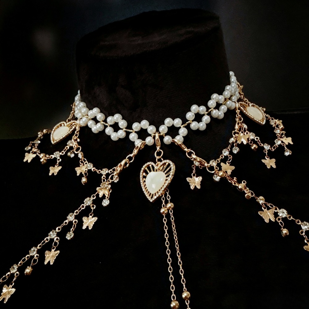 Perłowy choker, łańcuszek na c – Body Jewelry Nipple Chain recenzja i cena