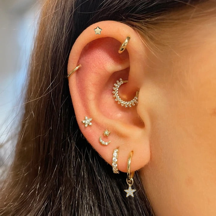 1szt Kolczyki do przekłuwania  – Helix Cartilage Ring recenzja i cena