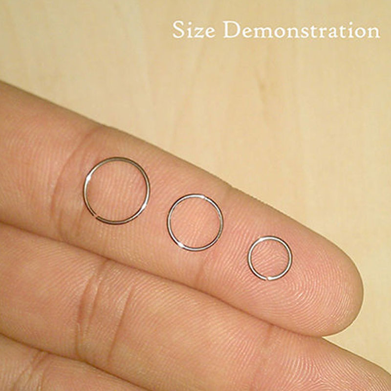 925 srebrny kolczyk w nosie li – Helix Cartilage Ring recenzja i cena