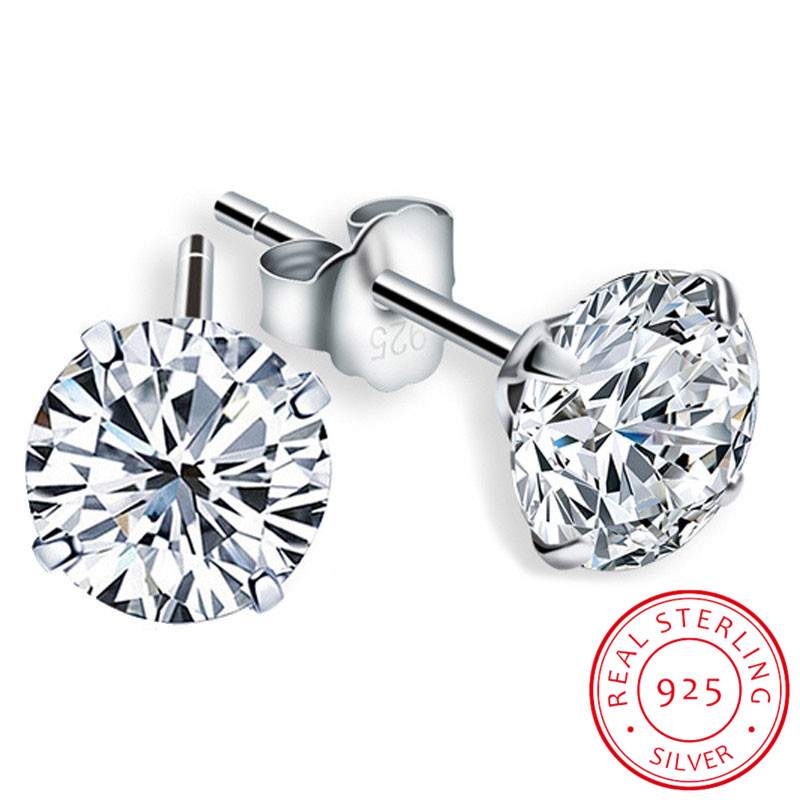 Kolczyki sztyfty z moissanitem – Body Jewelry Diamond recenzja i cena
