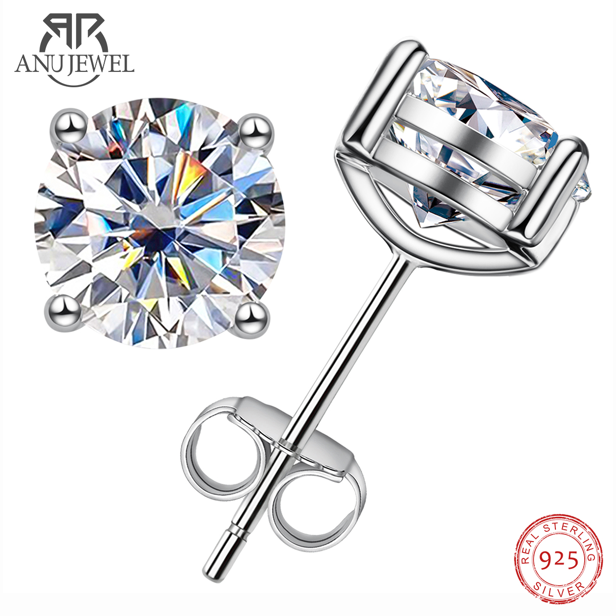 Kolczyki sztyfty AnuJewel z mo – Body Jewelry Diamond recenzja i cena