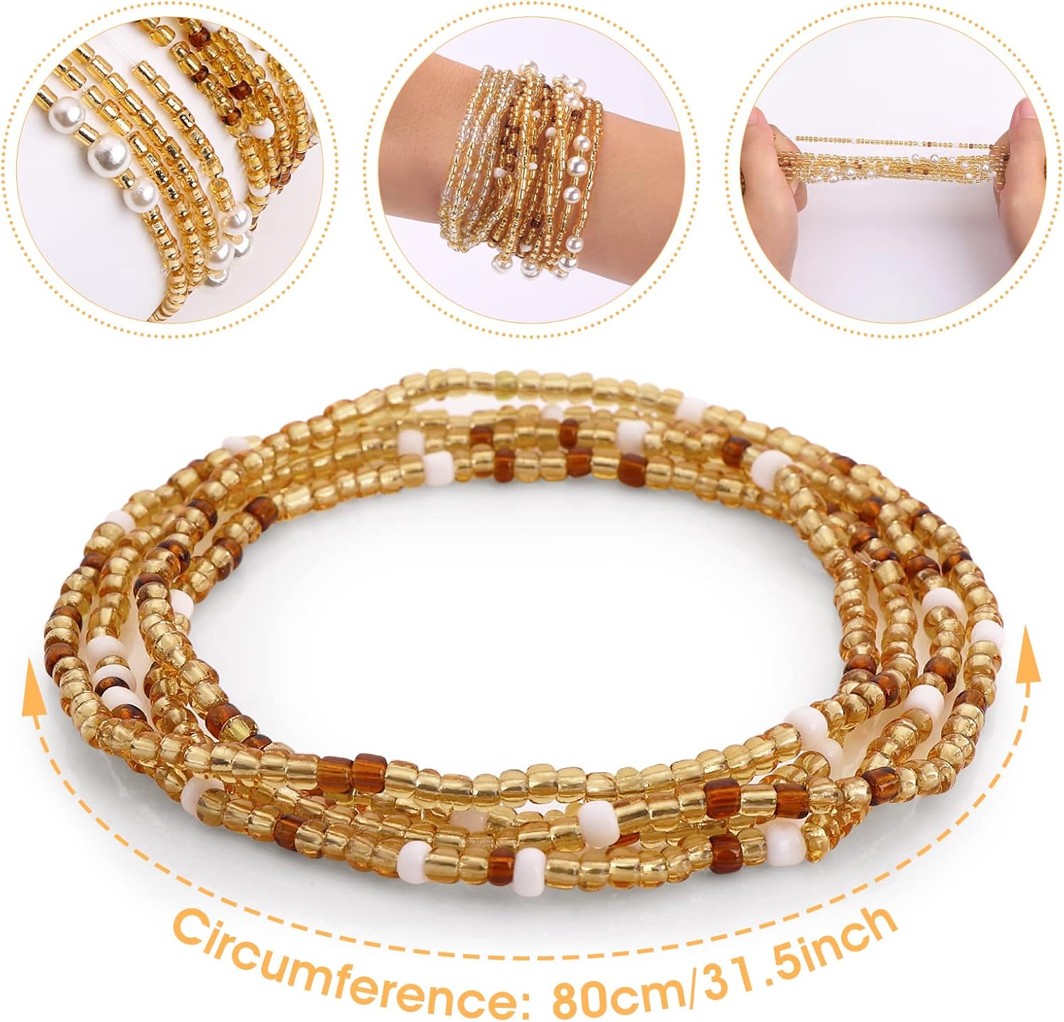 Koraliki na talię dla kobiet,  – Body Jewelry Changing Kit recenzja i cena