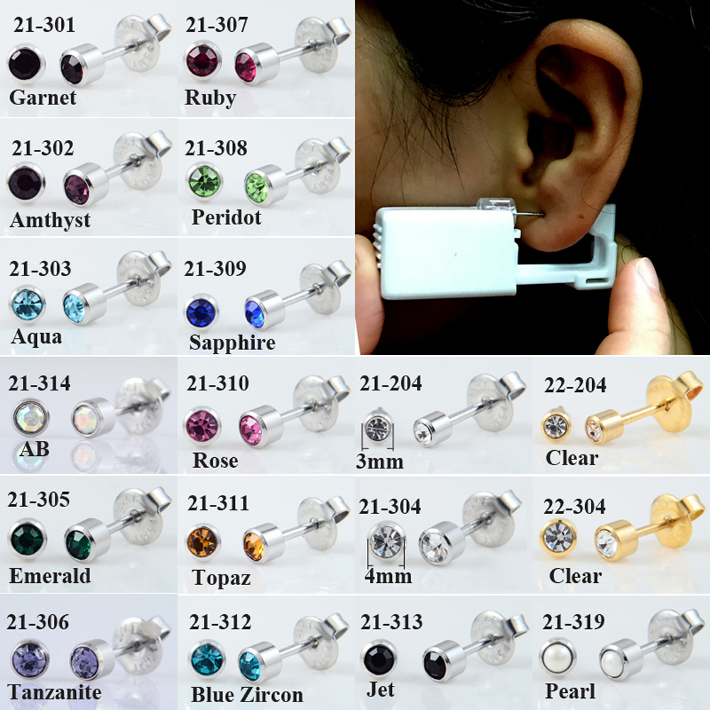 24 sztuk/pudło bez bólu zestaw – Body Jewelry Jewelry Box recenzja i cena