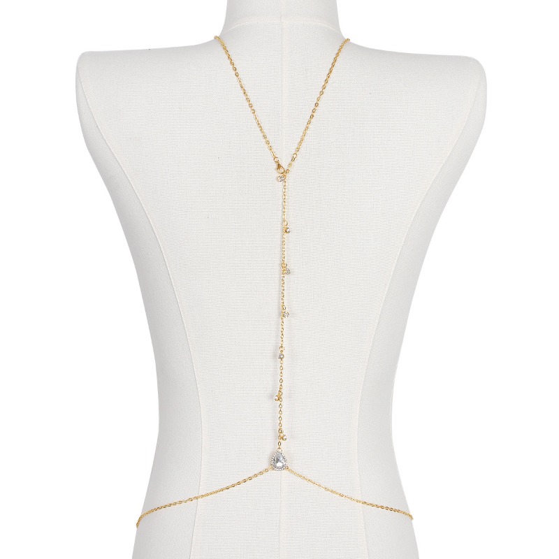 Panna młoda Backless Rhineston – Body Jewelry Bra recenzja i cena