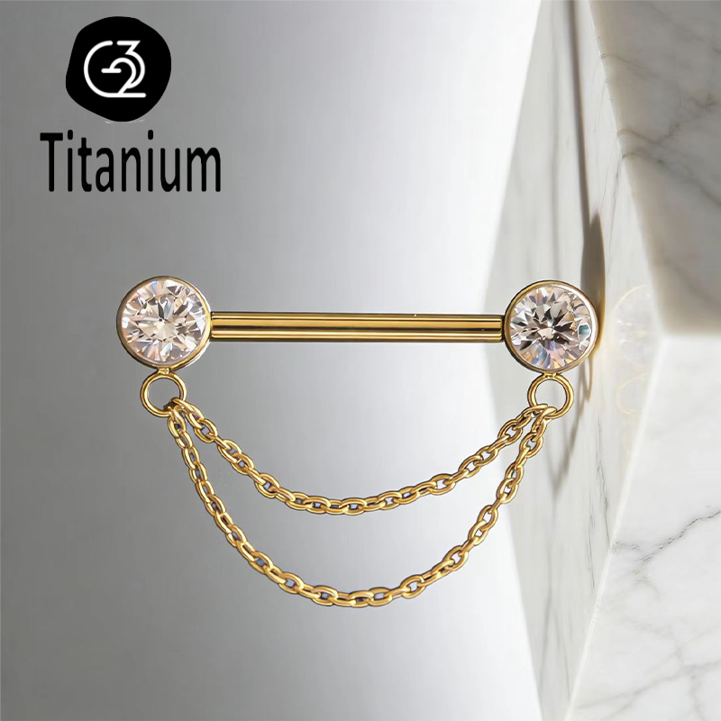 Biżuteria do piercingu sutków  – Body Jewelry Nipple Chain recenzja i cena