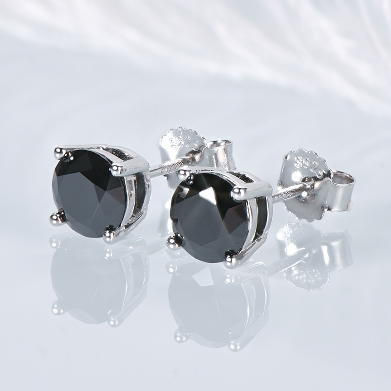 IOGOU 8mm 2CT Solitaire Black  – Body Jewelry Diamond recenzja i cena