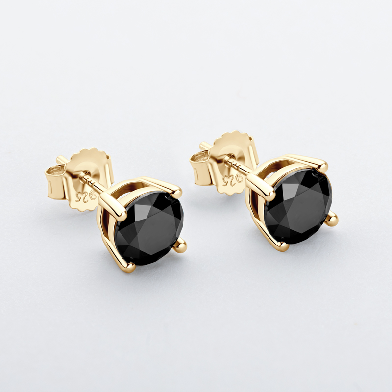 IOGOU 8mm 2CT Solitaire Black  – Body Jewelry Diamond recenzja i cena