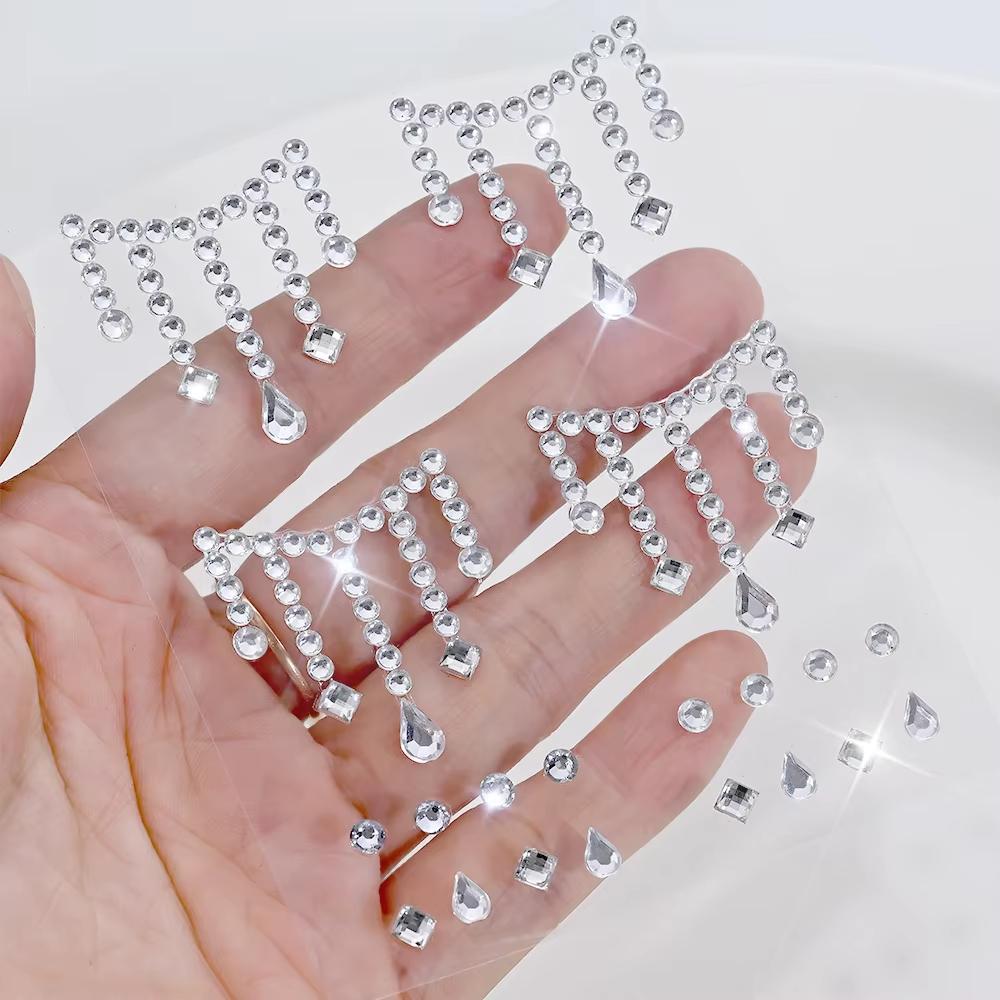 1/5 Arkusze Naklejki na biżute – Body Jewelry Diamond recenzja i cena