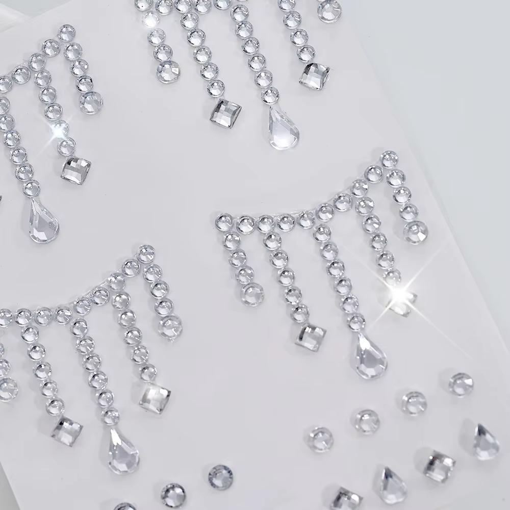 1/5 Arkusze Naklejki na biżute – Body Jewelry Diamond recenzja i cena