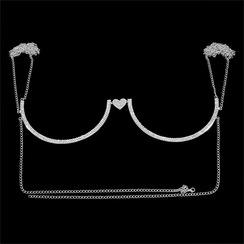 Serce z cyrkoni wspornik na kl – Body Jewelry Bra recenzja i cena