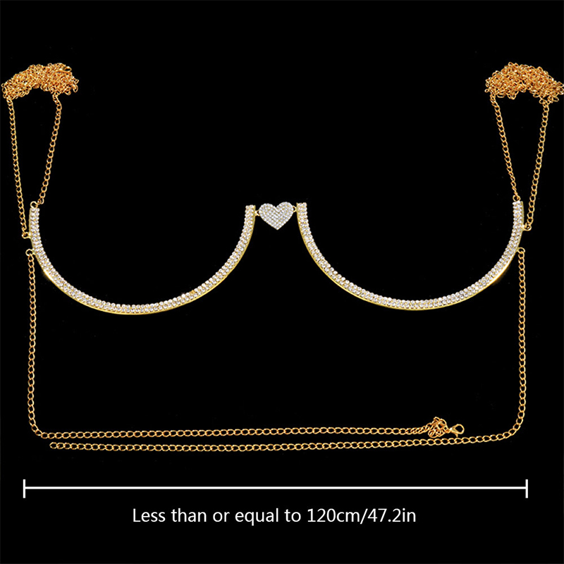 Serce z cyrkoni wspornik na kl – Body Jewelry Bra recenzja i cena