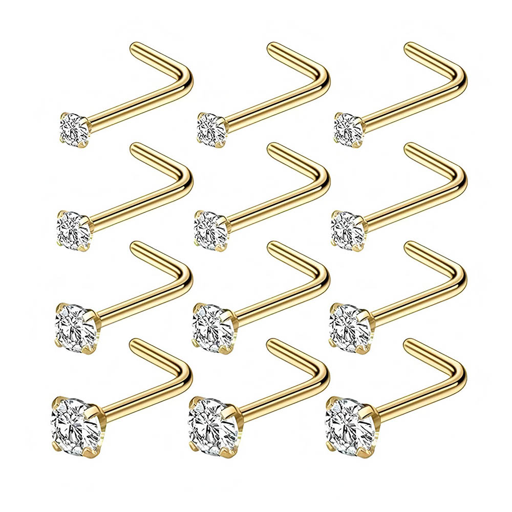 12-częściowy pełny zestaw hipo – Body Jewelry Diamond recenzja i cena