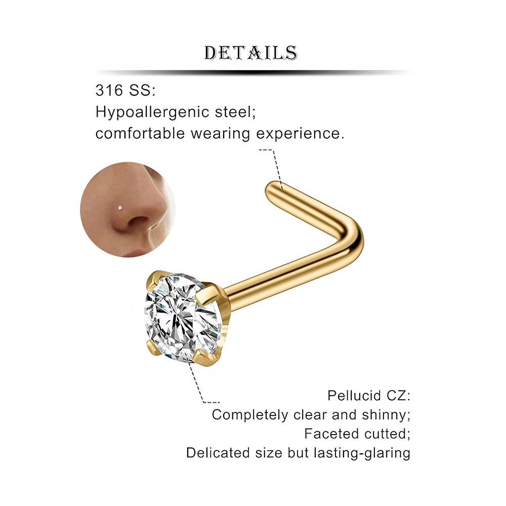 12-częściowy pełny zestaw hipo – Body Jewelry Diamond recenzja i cena