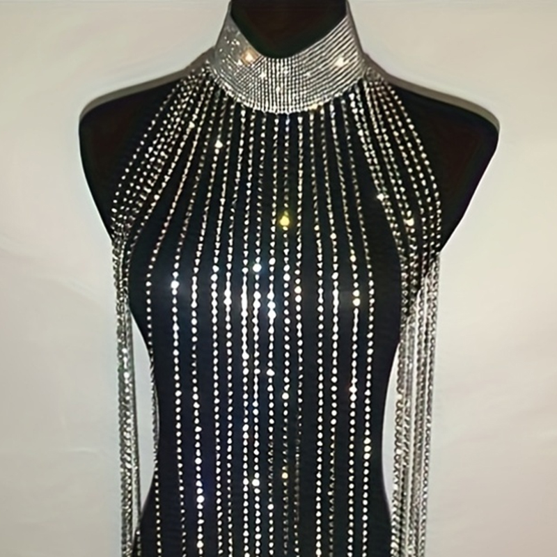 Seksowny naszyjnik z łańcuszki – Body Jewelry Bra recenzja i cena